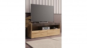 ВЕГАС Тумба ТВ (Дуб Вотан/Ателье темный​​​​​​​) в Губахе - gubaha.ok-mebel.com | фото