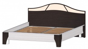ВЕРОНА Кровать 1600 с основанием (Венге/Анкор светлый) в Губахе - gubaha.ok-mebel.com | фото