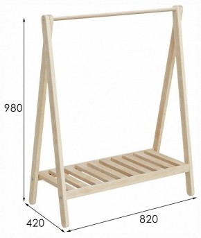 Вешалка гардеробная Стойка низкая в Губахе - gubaha.ok-mebel.com | фото 11