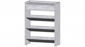 ВИЗИТ Обувница (цемент светлый) в Губахе - gubaha.ok-mebel.com | фото