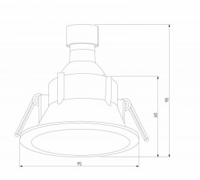 Встраиваемый светильник Elektrostandard Side 25059/01 в Губахе - gubaha.ok-mebel.com | фото 6
