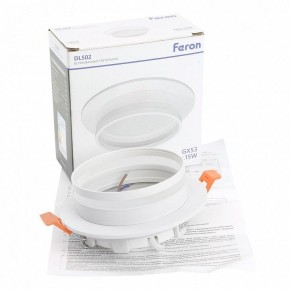 Встраиваемый светильник Feron DL502 51089 в Губахе - gubaha.ok-mebel.com | фото 9