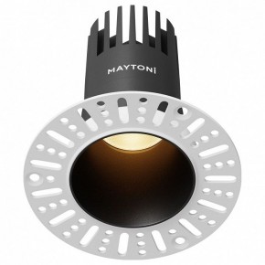 Встраиваемый светильник Maytoni Dip DL120-10W-2.7K-TRS-B в Губахе - gubaha.ok-mebel.com | фото