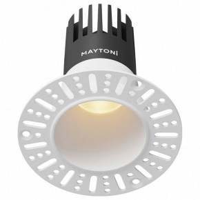 Встраиваемый светильник Maytoni Dip DL120-10W-2.7K-TRS-W в Губахе - gubaha.ok-mebel.com | фото