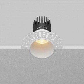 Встраиваемый светильник Maytoni Dip DL120-10W-2.7K-TRS-W в Губахе - gubaha.ok-mebel.com | фото 6