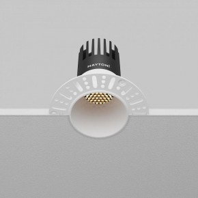 Встраиваемый светильник Maytoni Dip DL120-10W-2.7K-TRS-W в Губахе - gubaha.ok-mebel.com | фото 8