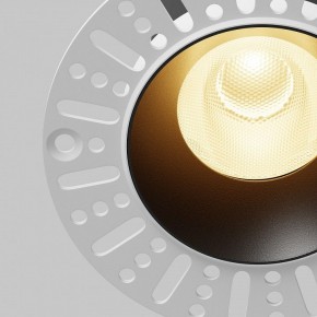 Встраиваемый светильник Maytoni Dip DL121-15W-2.7K-TRS-B в Губахе - gubaha.ok-mebel.com | фото 11
