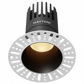 Встраиваемый светильник Maytoni Dip DL122-15W-2.7K-TRS-B в Губахе - gubaha.ok-mebel.com | фото