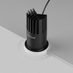 Встраиваемый светильник Maytoni Dip DL122-15W-2.7K-TRS-B в Губахе - gubaha.ok-mebel.com | фото 6
