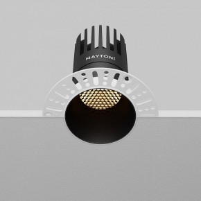 Встраиваемый светильник Maytoni Dip DL122-15W-2.7K-TRS-B в Губахе - gubaha.ok-mebel.com | фото 7