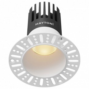Встраиваемый светильник Maytoni Dip DL122-15W-2.7K-TRS-W в Губахе - gubaha.ok-mebel.com | фото