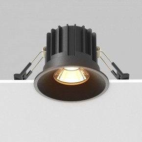 Встраиваемый светильник Maytoni Round DL058-12W2.7K-B в Губахе - gubaha.ok-mebel.com | фото 4