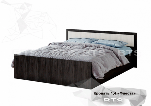 "Фиеста" кровать 1,4м LIGHT в Губахе - gubaha.ok-mebel.com | фото 2