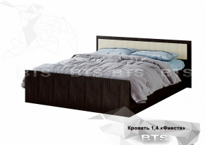 "Фиеста" кровать 1,4м LIGHT в Губахе - gubaha.ok-mebel.com | фото 1