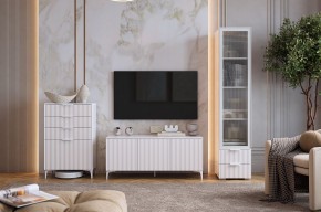 ЗЕФИР Гостиная К1 (белое дерево/белый муар) в Губахе - gubaha.ok-mebel.com | фото
