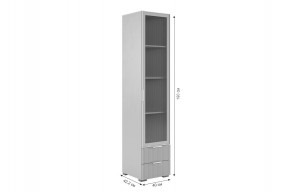 ЗЕФИР Гостиная К1 (белое дерево/белый муар) в Губахе - gubaha.ok-mebel.com | фото 5