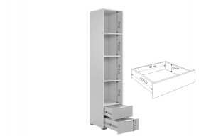 ЗЕФИР Гостиная К1 (белое дерево/белый муар) в Губахе - gubaha.ok-mebel.com | фото 6