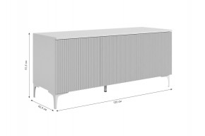 ЗЕФИР Гостиная К2 (белое дерево/черный муар) в Губахе - gubaha.ok-mebel.com | фото 4