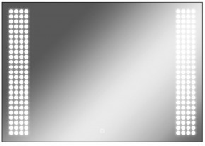 Зеркало Cosmo 100 black с подсветкой Sansa (SC1047Z) в Губахе - gubaha.ok-mebel.com | фото