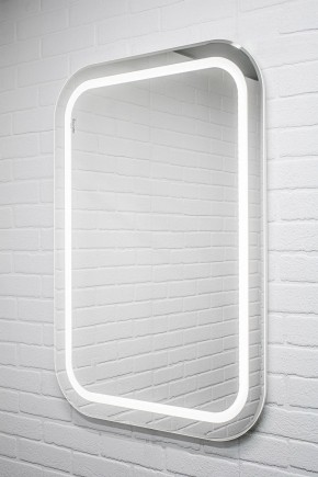Зеркало Elis 100 white с подсветкой Sansa (SEe1045Z) в Губахе - gubaha.ok-mebel.com | фото 3