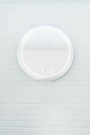 Зеркало Gia 75 white с подсветкой Sansa (SGa1044Z) в Губахе - gubaha.ok-mebel.com | фото 3