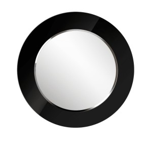 Зеркало круглое черный (РМ/02) в Губахе - gubaha.ok-mebel.com | фото