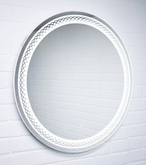 Зеркало Прая 700х700 с подсветкой Домино (GL7048Z) в Губахе - gubaha.ok-mebel.com | фото 3