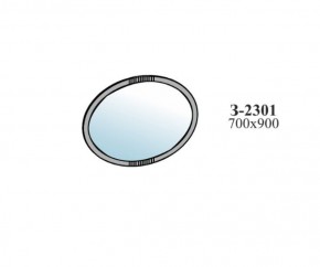 Зеркало ШЕР Дуб серый (З-2301) в Губахе - gubaha.ok-mebel.com | фото